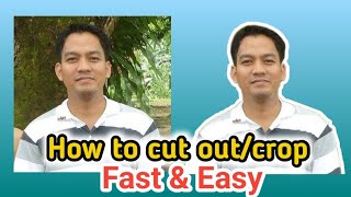 How to Cut Out PictureRemove Background in PicsArt Crop MethodErase Background Outline Picture [upl. by Arais267]