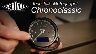 Motogadget Chronoclassic  Revival Cycles Tech Talk [upl. by Edric]