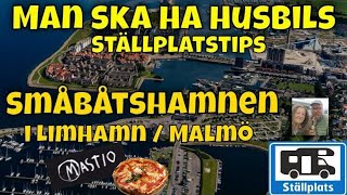 Ställplatstips Limhamn  Småbåtshamnen i Limhamn Malmö visar sin bästa sida [upl. by Reeva]