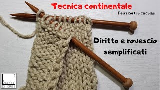 Tutorial ferri metodo continentale  diritto e rovescio semplificati [upl. by Etnoj]