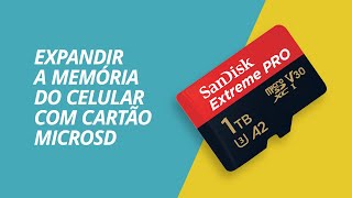 Como aumentar a memória do celular com cartão microSD CT Responde [upl. by Ainigriv333]