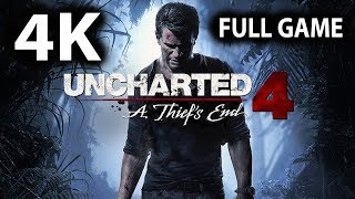 Uncharted 4 Remastered Full Game Walkthrough  No Commentary PS4 PRO 4K 60FPS [upl. by Avle235]