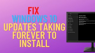 How to Fix Windows 10 Updates Taking Forever to Install [upl. by Yalcrab]