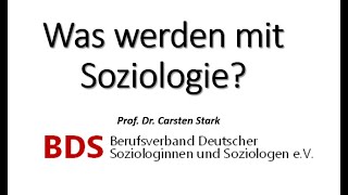 Was werden mit Soziologie [upl. by Trebmal]