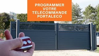 Comment programmer la télécommande de son portail PORTALECO [upl. by Naruq]