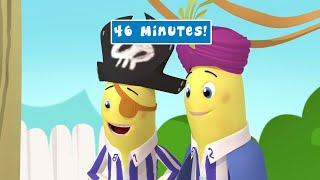 Animated Halloween Compilation  Full Episodes  Bananas in Pyjamas Official [upl. by Letnohs]