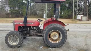 Massey Ferguson 240 4x4 tractor [upl. by Ilhsa146]