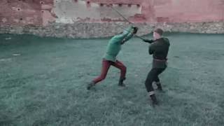 Akademia Szermierzy  Fior di Battaglia medieval longsword techniques [upl. by Isaacs]