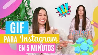 Como crear Gif para instagram en 5 minutos 2020 [upl. by Wivinia59]