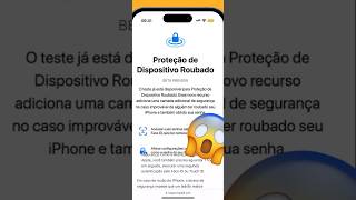 Como ativar a proteção Contra roubo do iPhone [upl. by Dorthy603]