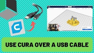 How to 3D Print with Cura over USB  Beginners Guide [upl. by Eimiaj105]