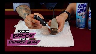 How To Zero Gap  Adjust Your Trimmer Blade For Beginners [upl. by Kopans]