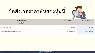 ข้อสังเกตราคาหุ้น STGT [upl. by Idurt156]