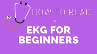 How to Read an EKG  ECG Reading Beginners Guide [upl. by Sadoff]