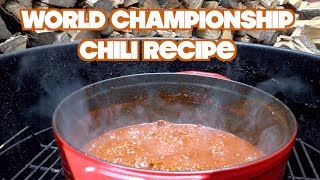 National Champion Chili Recipe 2018 [upl. by Acinimod]