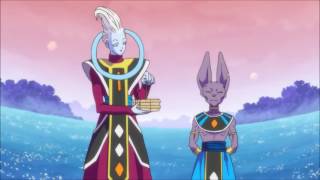 Whis knocks down Beerus  Dragon Ball Super  Eng Dub [upl. by Tima]