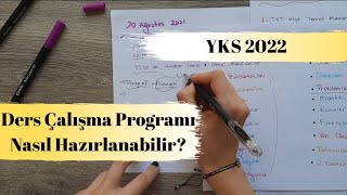 YKS DERS ÇALIŞMA PROGRAMI NASIL HAZIRLANIR TYT VE AYT PLANLAMANIZI YAPIN Haftalık ve Günlük Plan [upl. by Fullerton]