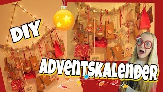 DIY ADVENTSKALENDER 🎁 basteln Last Minute schnell amp einfach  Mavie Family [upl. by Iggie313]