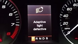 Audi Adaptive Lights FIX [upl. by Stevy]