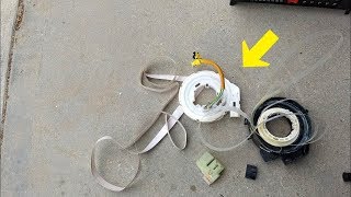 WHAT IS INSIDE A CLOCK SPRING AND HOW DOES IT WORK [upl. by Dominica]