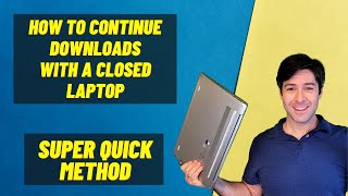 How To Keep Downloading When Laptop Lid Is Closed Quick Fix [upl. by Ademla]