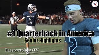 Spencer Rattler GREATEST player to EVER come out the Arizona Desert Senior Highlights [upl. by Ynetruoc]