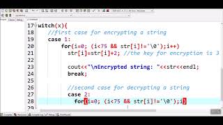 How to encrypt and decrypt the string in C [upl. by Noyar]