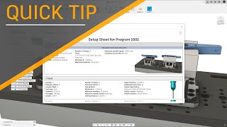 QUICK TIP New Setup Sheets [upl. by Legnalos]