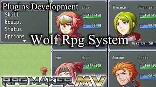 Wolf Rpg System  RPG MAKER MV [upl. by Hanaj]