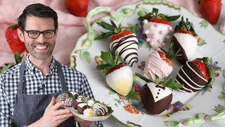 Easy Chocolate Covered Strawberries [upl. by Nennarb962]