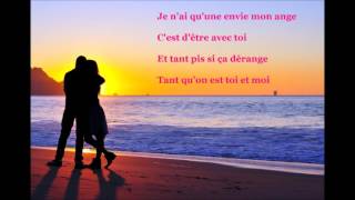 Kenza Farah  Mon Ange 20  Paroles [upl. by Suolkcin]