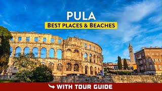 PULA Croatia Istria  Things To Do amp Best Beaches [upl. by Waldack996]