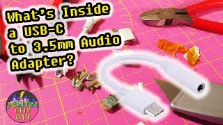 Whats Inside a USBC to 35mm Audio Adapter [upl. by Aihsoem888]