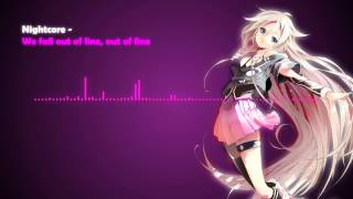 Nightcore  We fall out of line out of line [upl. by Enriqueta]