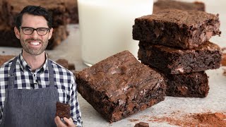 Fudgy Chocolate Brownies Recipe [upl. by Anauqes]