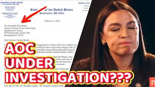 AOC TERRIFIED Begs DOJ to Reveal Investigation into Her Helping Migrants aoc newyork immigration [upl. by Duggan456]