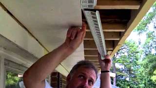 How to Install Soffit Vents [upl. by Grim]