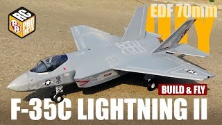 Scratch Built RC F35 Lightning II EDF jet [upl. by Adelice268]