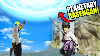 Using the PLANETARY RASENGAN on Sasuke [upl. by Omocaig]