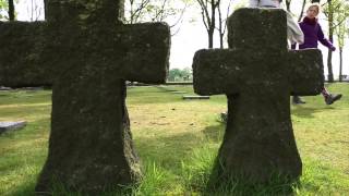 44 000 Germans are buried at Langemark Cemetery [upl. by Anidem]