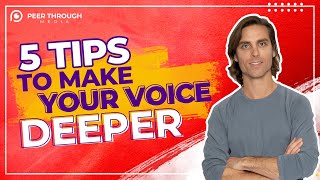 5 Tips To Make Your Voice Deeper [upl. by Blackman393]