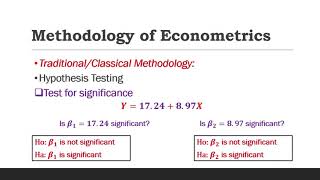 Methodology of Econometrics [upl. by Jahdol331]