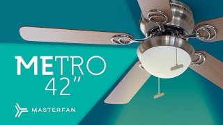 Instala tu ventilador de techo CON LUZ LED🪛💡  Masterfan [upl. by Strephonn]