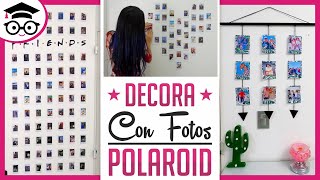 DIY  Ideas Para Decorar Con Fotos Polaroid  Instantáneas Room Decor  Sandy Olivera [upl. by Marasco]