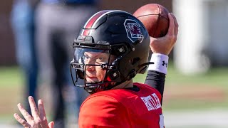 South Carolina QB Spencer Rattler Highlights  Day 1 Senior Bowl [upl. by Kenji]