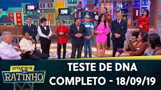 Teste de DNA  Completo  Programa do Ratinho 180919 [upl. by Knut]