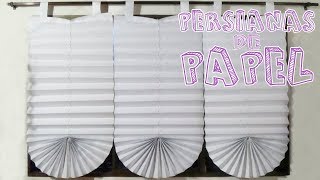 Cómo hacer cortinaspersianas de papel│Candy Bu [upl. by Crystal]