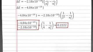 CHEMISTRY 101 Electron Transition in a hydrogen atom [upl. by Pineda]