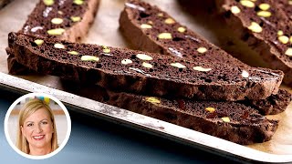 Professional Baker Teaches You How To Make BISCOTTI [upl. by Idroj]