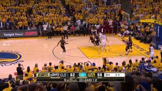 Mo Speights missed dunk Gm 2 2015 Finals [upl. by Lytsyrk]